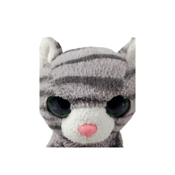 Circo Target Tabby Kitty Cat Gray Striped 7" Sitting Kitten Lovey Plush Toy 2012 - Picture 5 of 10